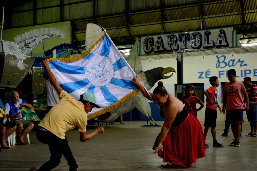 Mestre e Bandeira Cartola