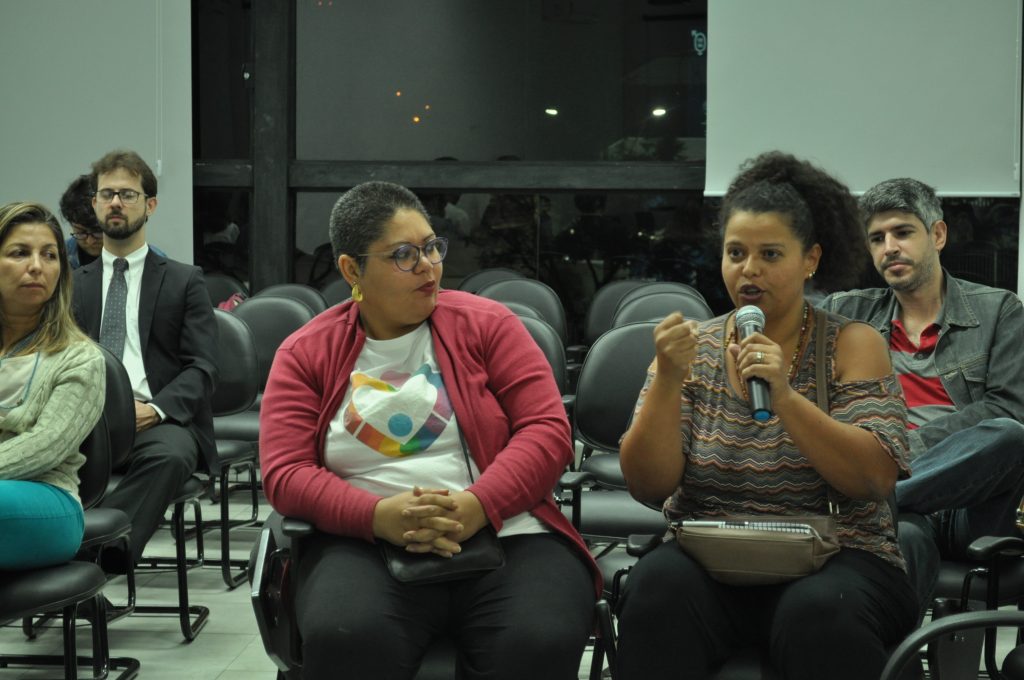 Carla Patrícia participando do 5º Fórum caminhos para a sustentabilidade