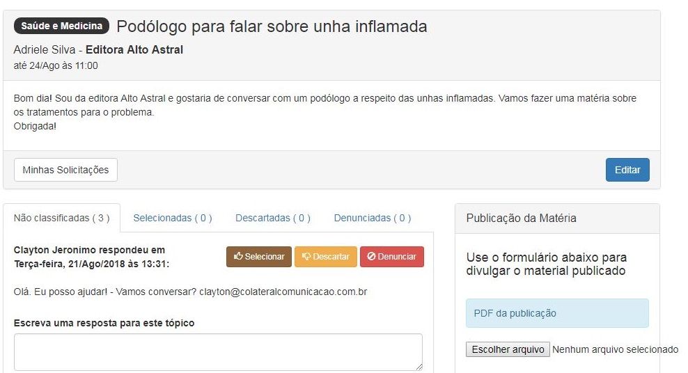 Como usar o Ajude Um Repórter